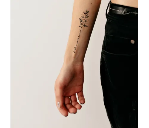 Тату набір "Гілочки з фразами"