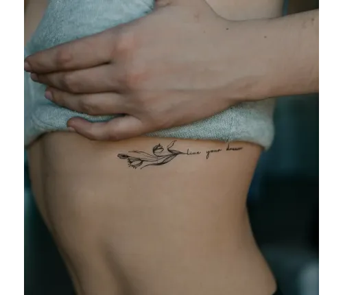 Тату набір "Гілочки з фразами"