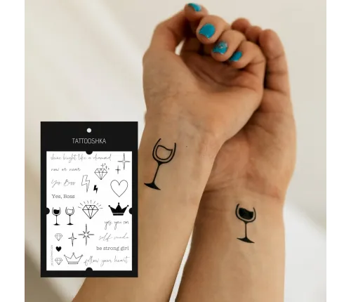 Тату-cет GIRL POWER