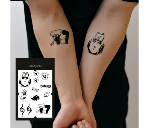Переводные татуировки «Naruto»