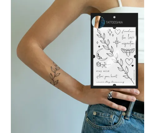 Тату-cет FREEDOM LOVE