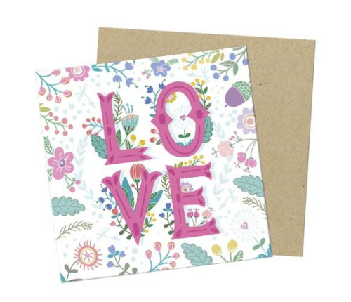 Маленька листівка Love Маленька листівка Love