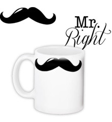 Чашка з принтом Mr. Right 