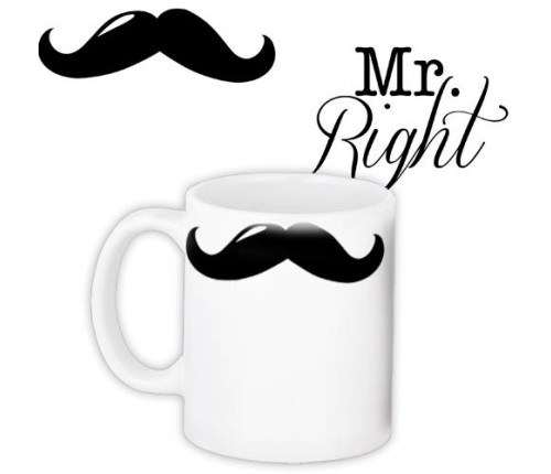 Кружка с принтом Mr. Right