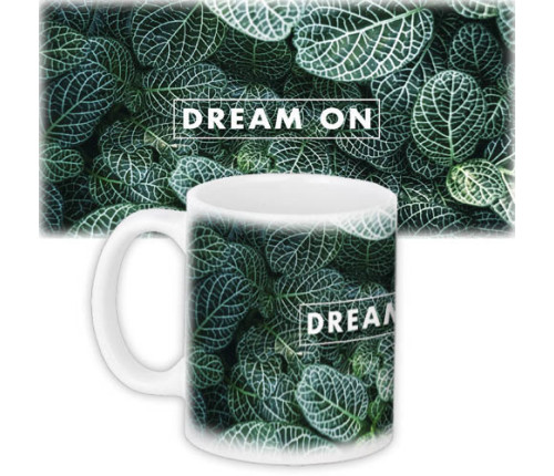 Кружка с принтом Dream on