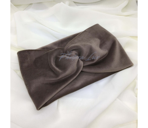 Велюрова пов'язка-чалма на голову