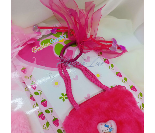 Дитячий подарунковий набір Hello Kitty - Малиновий