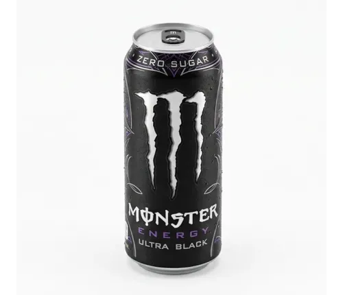 Енергетичний напій Monster Energy Ultra Black 500 мл, залізна банка