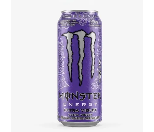 Енергетичний напій Monster Energy Ultra Violet 500 мл, залізна банка