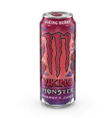 Энергетический напиток с добавлением сока Monster Energy Juice Viking Berry 500 мл, железная банка