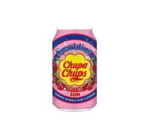 Газированный напиток Chupa Chups Cherry Bubble Gum (Вишневая жвачка)