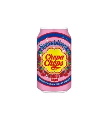 Газований напій Chupa Chups Cherry Bubble Gum (Вишнева жуйка)
