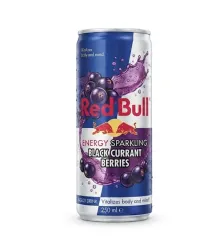 Енергетичний напій Red Bull Energy Sparkling Чорна Смородина та Ягоди 250 мл, залізна банка