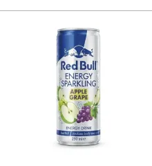 Енергетичний напій Red Bull Energy Sparkling Яблуко та Виноград 250 мл, залізна банка