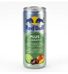 Енергетичний напій Red Bull Plus Гуарана з цитрусом та тропіком (без цукру) 250 мл, залізна банка