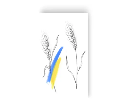 Тимчасове Тату "Українські колоски"